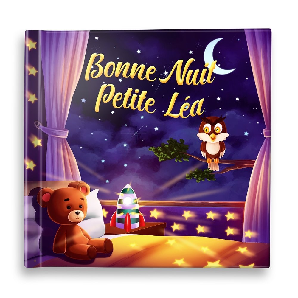 "Bonne Nuit" - Livre d'histoire Personnalisée - FR|CA-FR